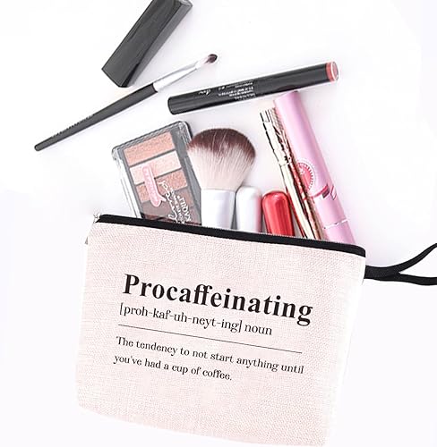 Miniatura 9 de Bolsa de maquillaje con definición de cuidado personal, regalos para mujeres, jefas, compañeras de trabajo, amigos, terapeuta, inspirador,