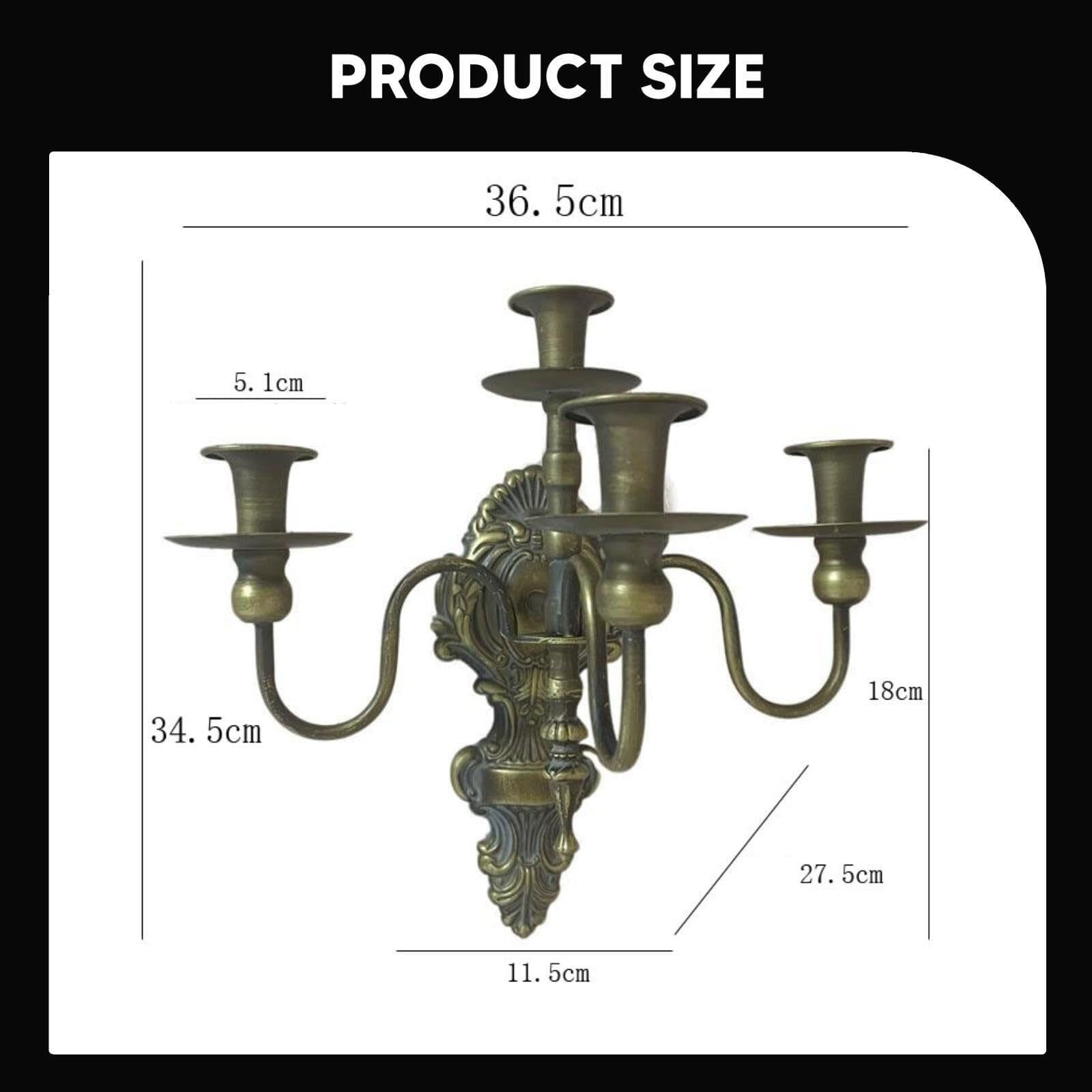 Portacandele a candelabro Candela da Muro for candelabro Ornamentale affusolato Regali per la Nuova casa