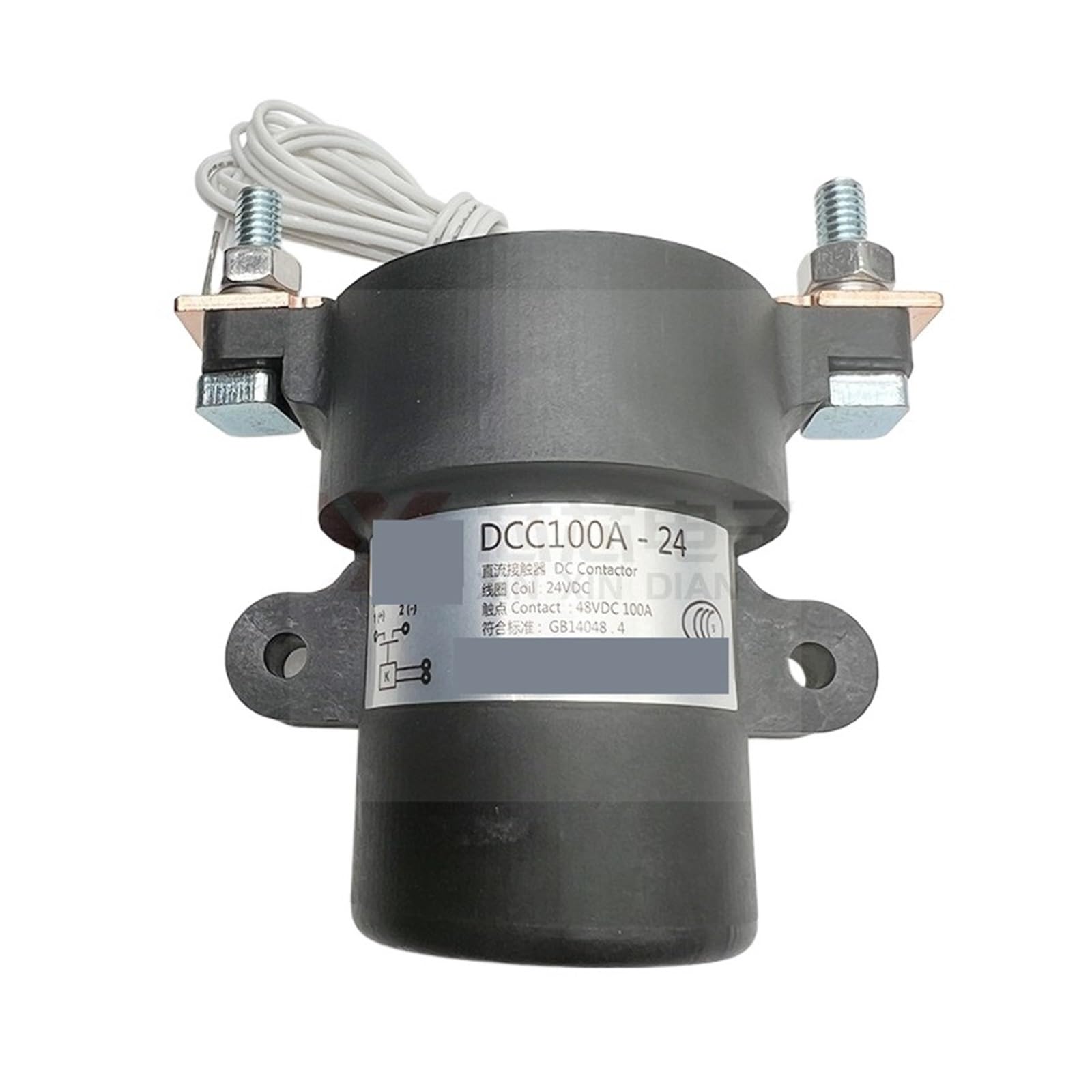 Contacteur CC DCC100A-24V évite les arcs électriques sur l'onduleur EV
