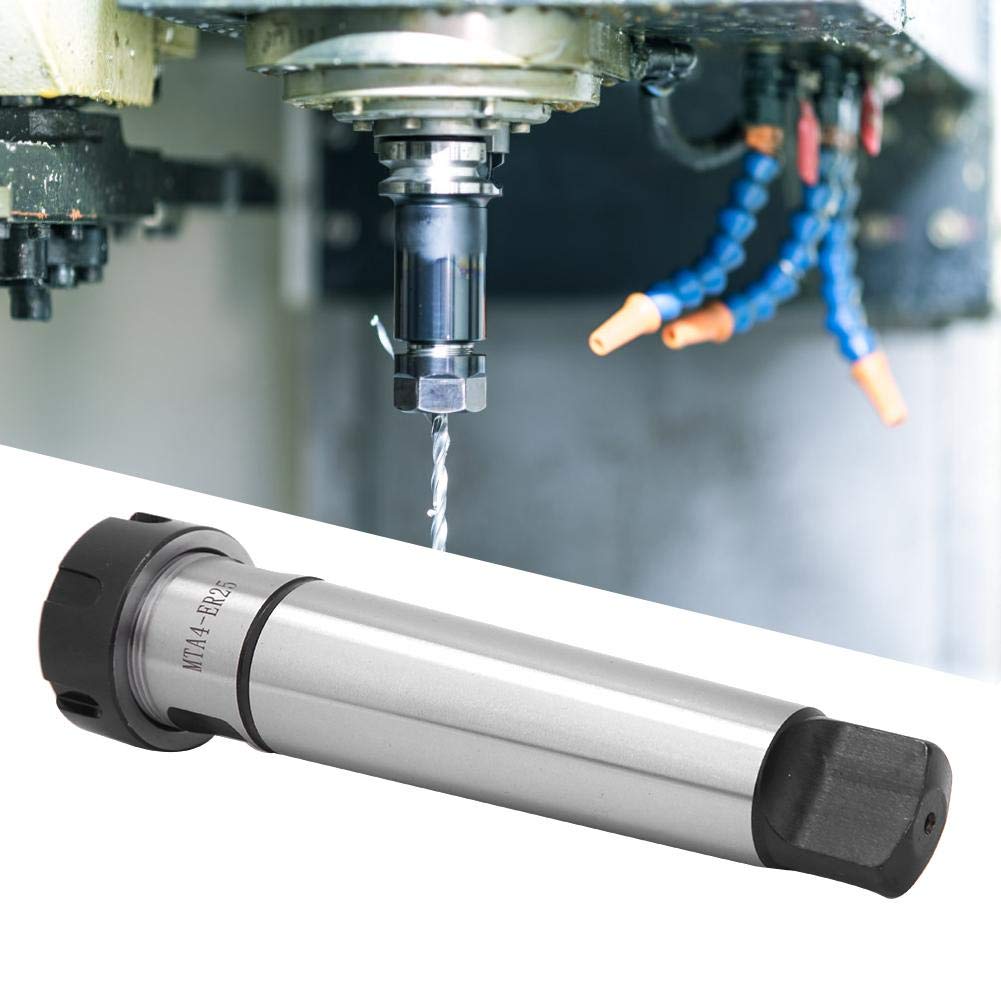 Supporto per Gambo per Pinza Chuck, Acciaio Al Carbonio Coda Piatta Supporto per Codolo Conico Morse per Fresatrice MTA4-ER25/MTA4-ER20/MTA4-ER16(MTA4-ER25),Portautensili Di