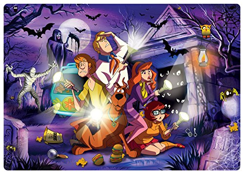 Buffalo Games Build & Explore Kid's Jigsaw Scooby Doo with Glow in The Dark Puzzle (48 Pieces)