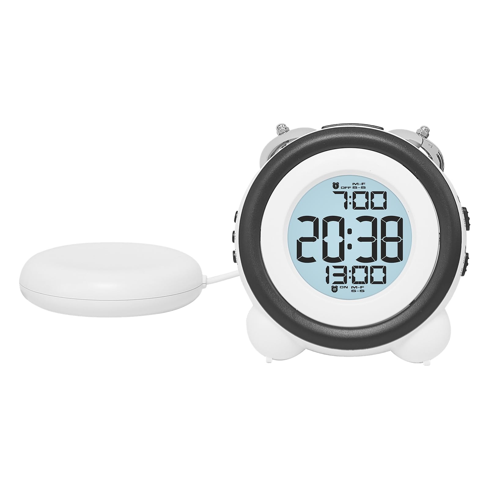 HDOYTXXM Alarm Clock with Strong Vibrating Alerts Multiple Alarms Customizable Setting for Efficient Time Management Loud Vibrating Alerts