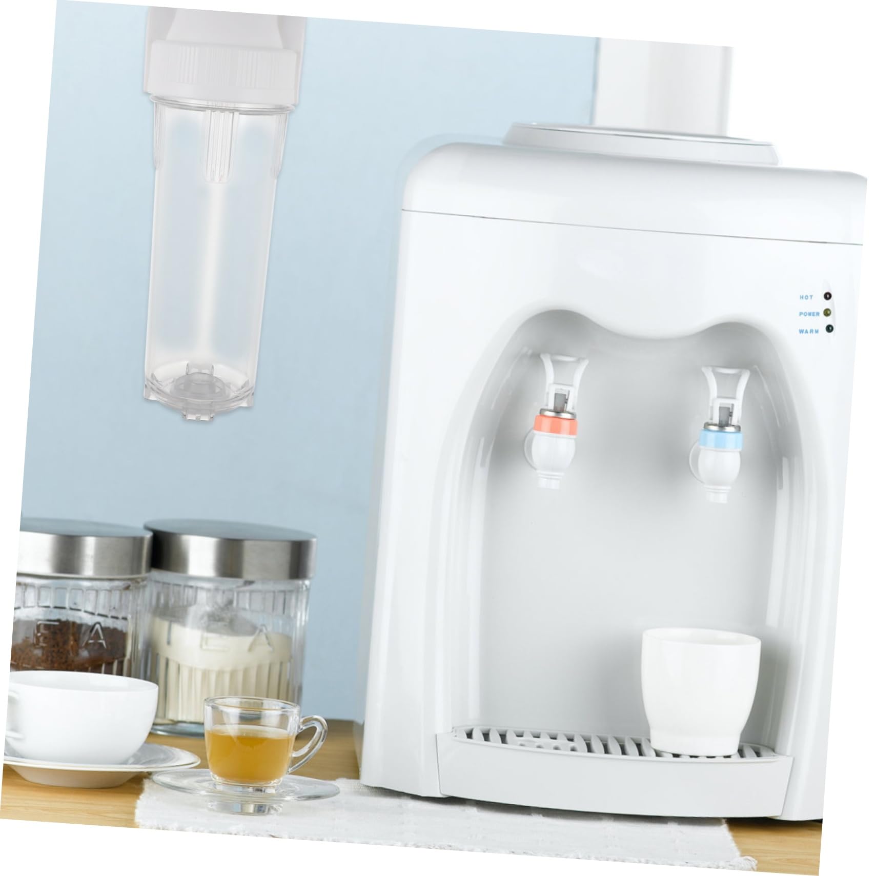 Bouteille Filtrante à Sédiments 10 Pouces, Préfiltre Transparent Anti-, Pet et Pp, pour Machine à Laver et Maison