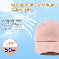 Vista 40 de Peecabe Gorra de béisbol para niños pequeños, unisex, de algodón, ajustable, para bebés, niños, gorra de béisbol para niñas de 1 a 5 años