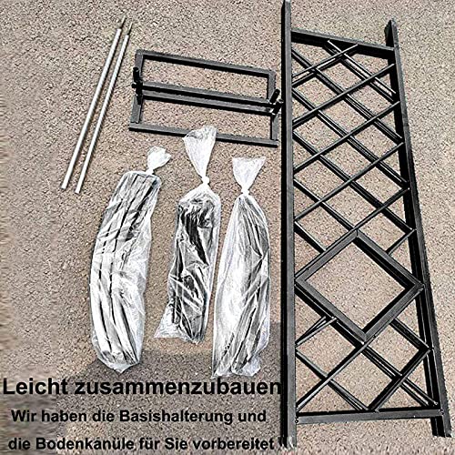 Elegante pergola ad arco in metallo per piante rampicanti, perfetta per decorazioni da giardino e cerimonie nuziali all'aperto