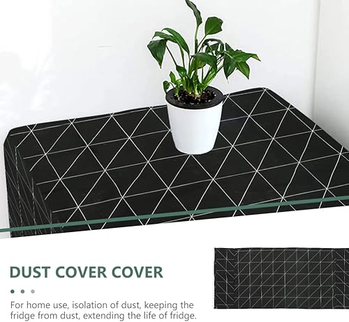 Miniatura 7 de Wakauto Funda protectora contra el polvo para nevera, lavadora y bolsillo para secadora, fácil de limpiar y organizar electrodomésticos de cocina