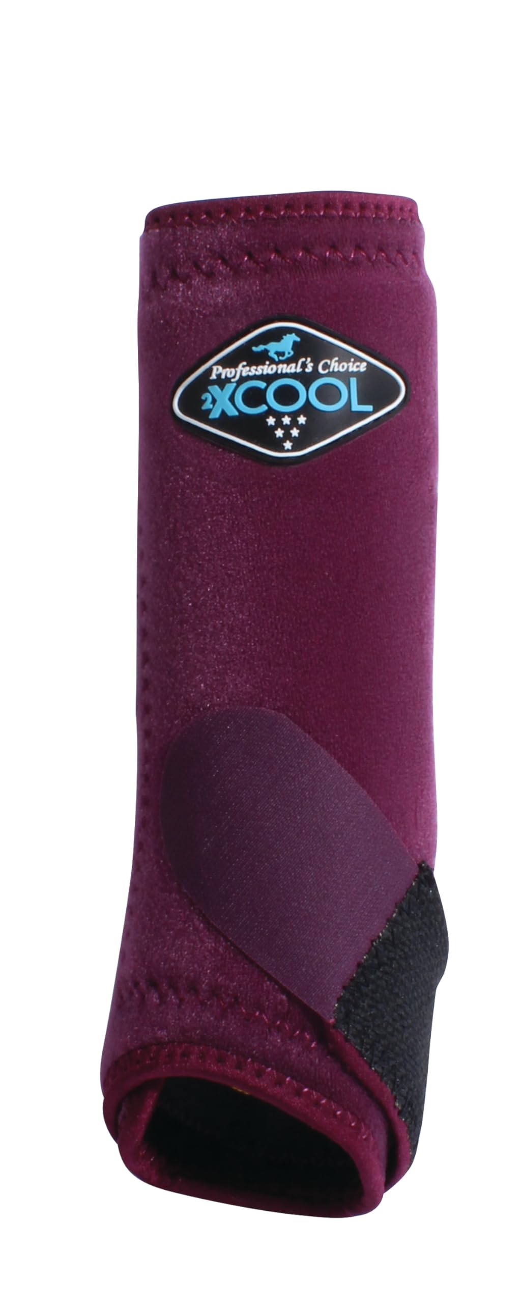 Professional's Choice 2XCOOL Sports Medicine Horse Boots | Protective &amp; Breathable Design for Ultimate Comfort, Durability &amp; Cooling in Active Horses | 2 Pack Small Wine