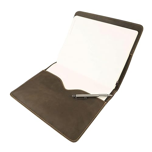 Miniatura 10 de Hide & Drink, Funda para diario de piel rústica (8.3 x 11.0in), recargable Moleskine Cahier XXL, hecha a mano caoba de malta individual