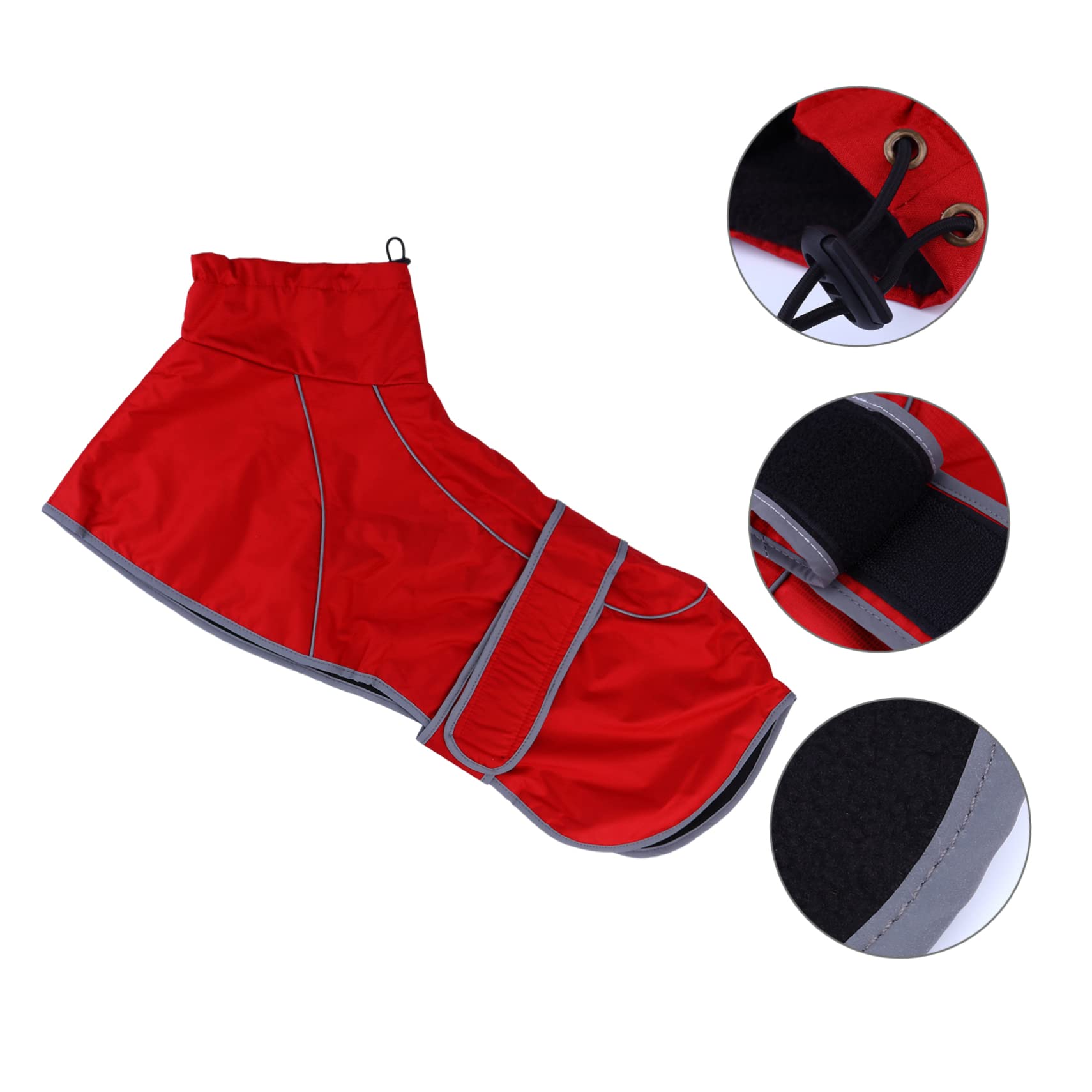 Sosoport Hunderegenmäntel Haustier-hundeoverall Haustier-regenbekleidung für Outdoor-aktivitäten Bequeme Passform