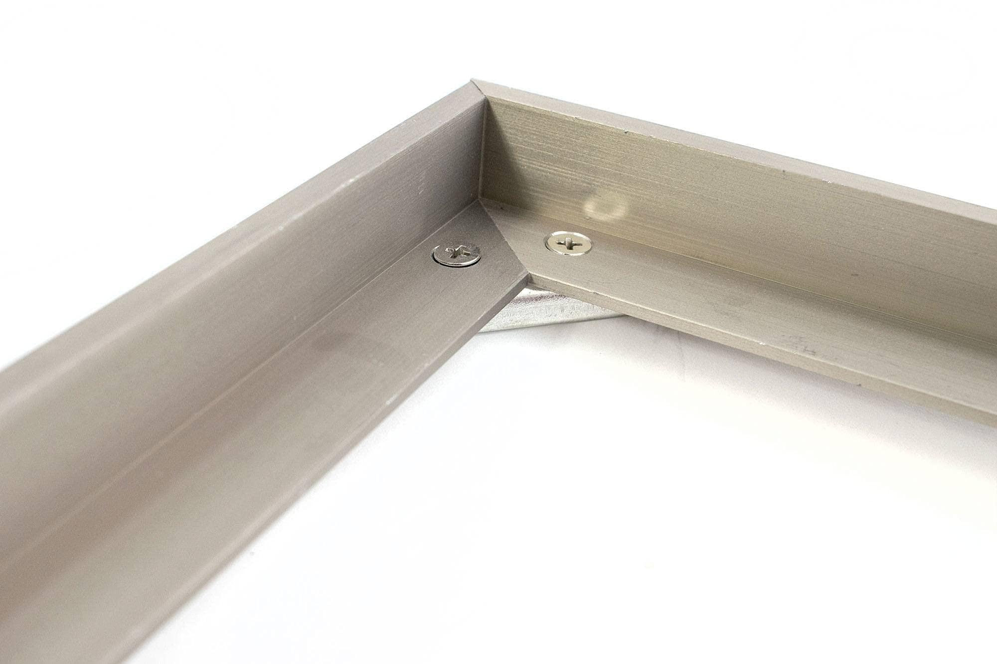 Cadre de paillasson Rosco Proma-AR en aluminium inox 60x40 cm