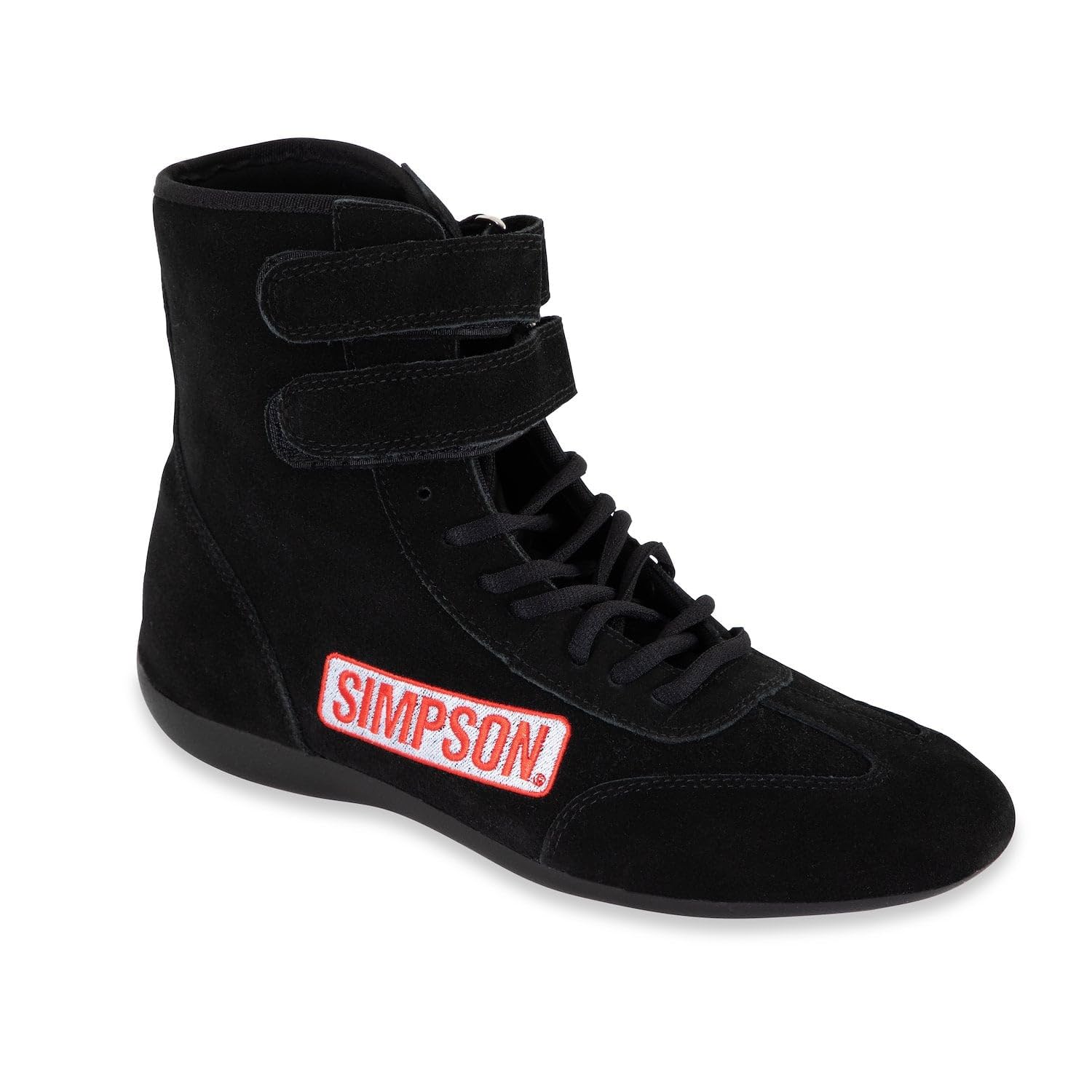 SIMSPON バイク用ハイカットシューズ 黒/白/赤 Amazon.com: Simpson Racing 28900BK The Hightop Black Size 9 SFI