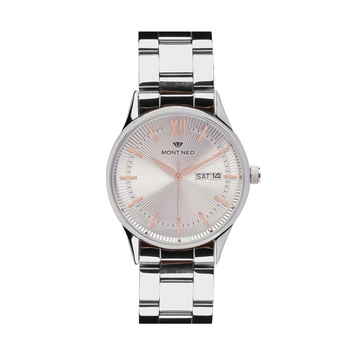 Mont Neo Classic Silver Analog Male Stainless Steel Watch 8007T-M1103 (B0CHVVWPFK) Amazon Price History, Amazon Price Tracker
