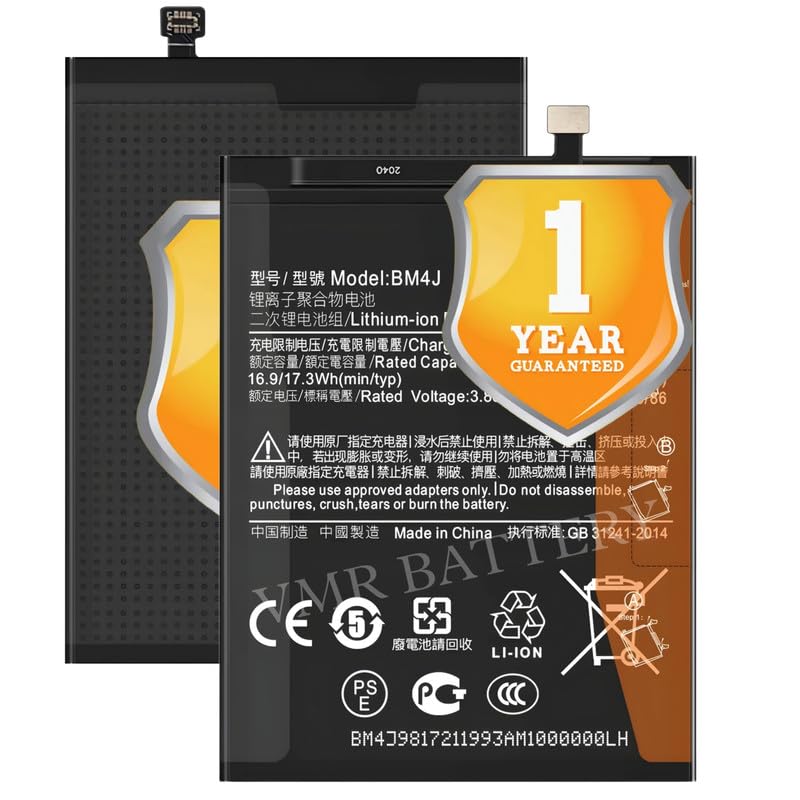 Image of Original BM4J Battery Compatible for Xiaomi Redmi Note 8 Pro (M1906G7G, M1906G7I, 2015105) - (4500mAh) - 1 Year Warranty K7