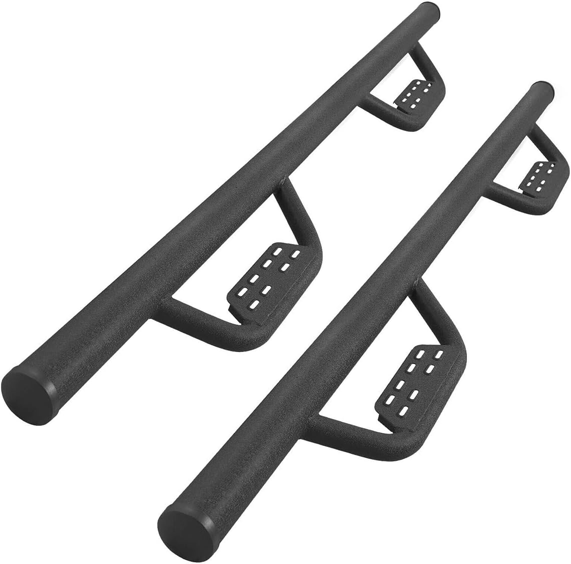 2PC Running Boards Black Compatible with 2015 2016 2017 2018 2019 2020 2021 2022 2023 Colorado/Canyon Crew Cab Side Step Nerf Bar Hoop