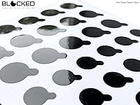 Vista 2 de Cubiertas de vinilo para cámara web/cámara apilables 57 pegatinas con pestañas de baja adherencia para cámara web reutilizables Múltiples