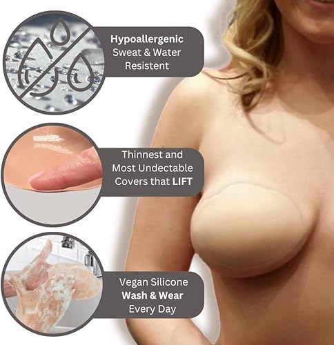 Miniatura 11 de Moldeadores de senos desnudos para mujer, talla DDD, desnudoDDD, Desnudo