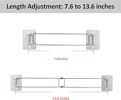 Miniatura 5 de Shkalacar Barra de almacenamiento de esquina para ducha de caravana, accesorios para caravanas para remolques de viaje, almacenamiento y