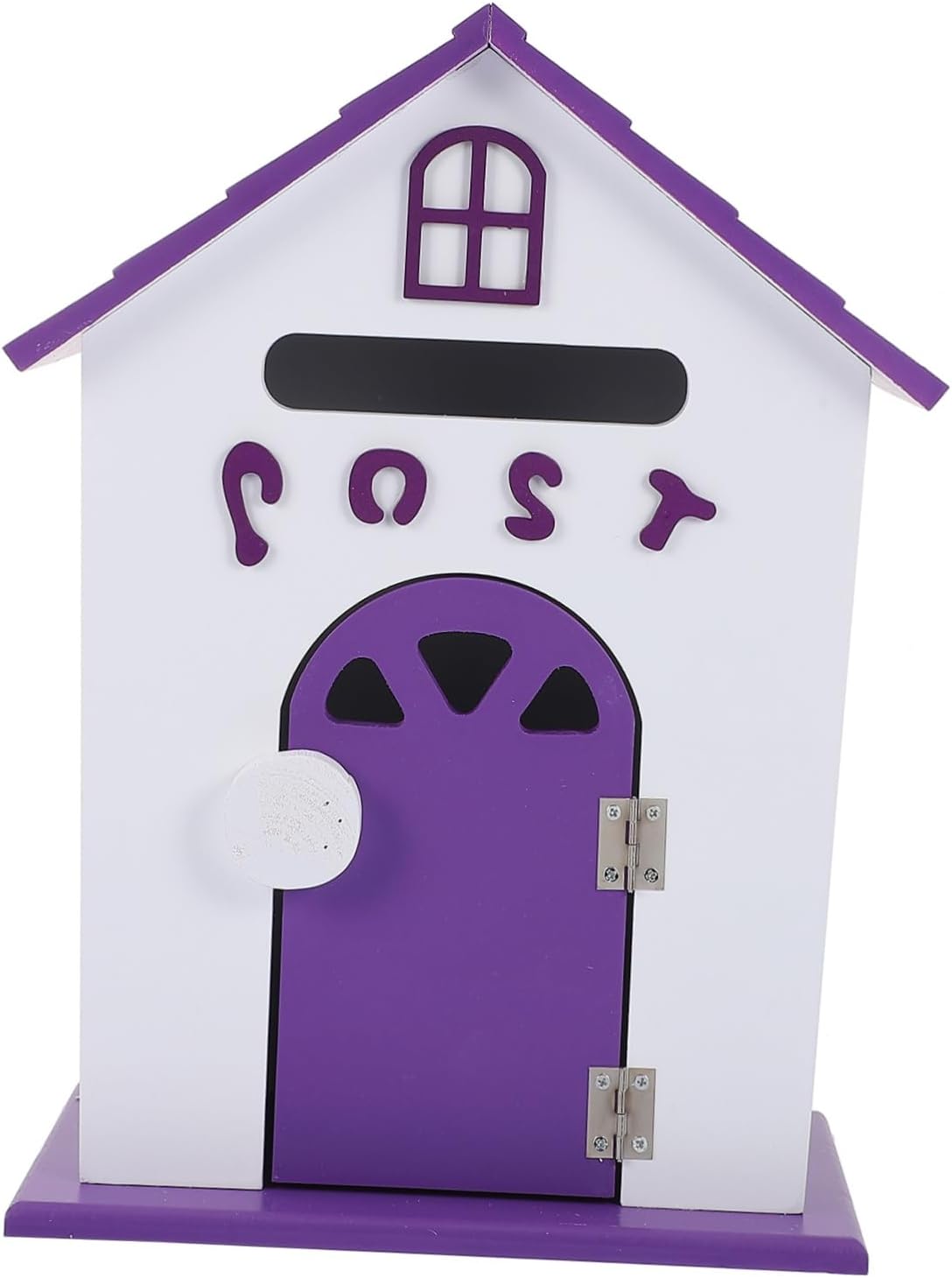 Decorative Wall Mount Mailbox Colorful Letter Box for Home School Lockable Suggestion Box Key Weatherproof Design for Outdoor Use