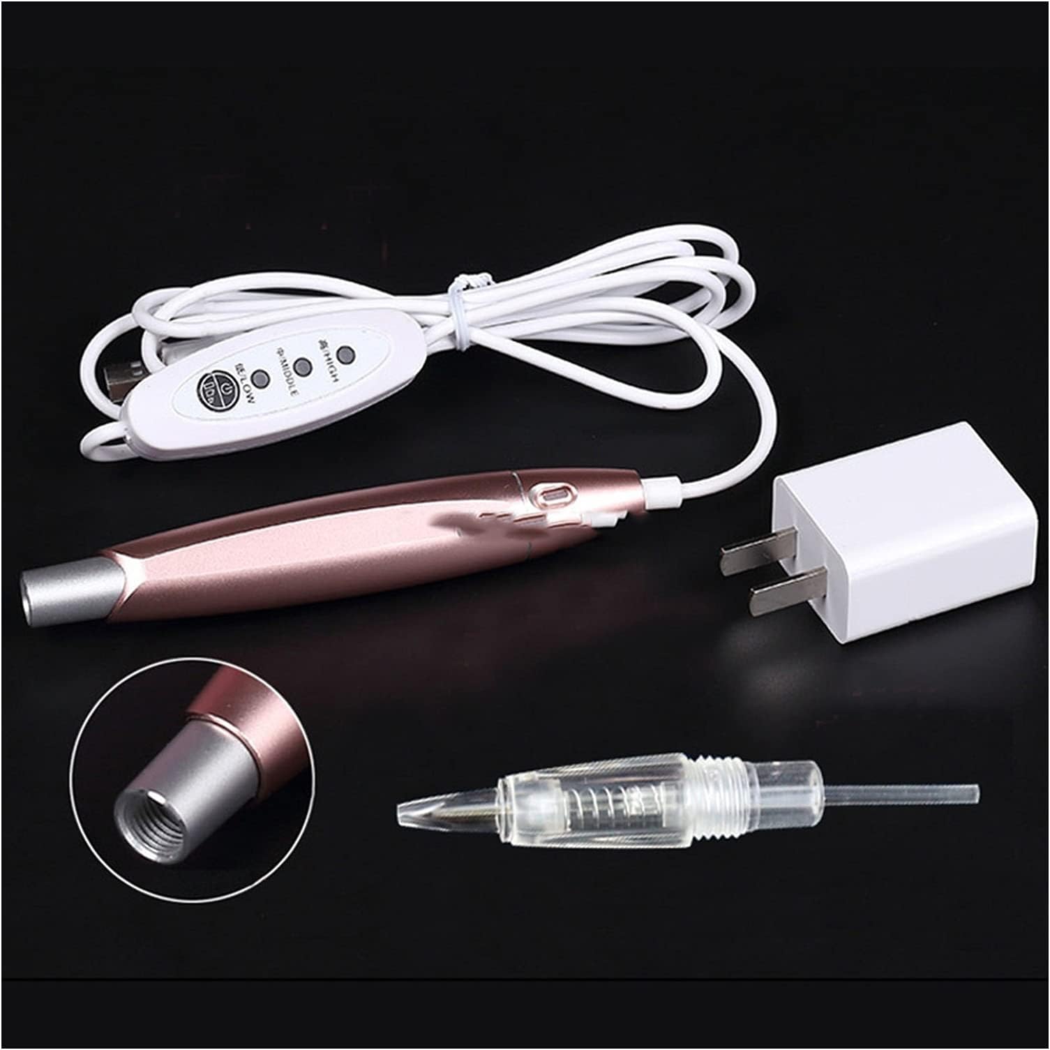 WHY-YUE Tattoo Kit Micro Permanent Makeup Machine Pen Eyebrow Liner Lips Tattoo Microblading Machine Wholesale