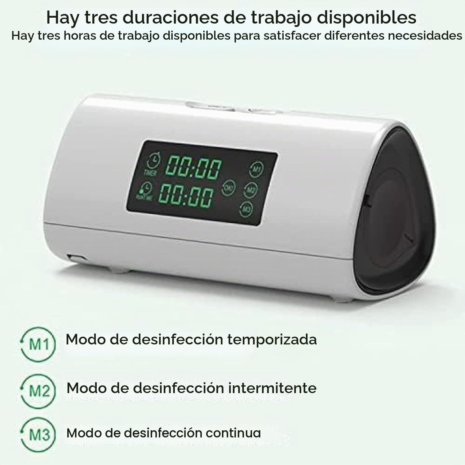 Máquina De Limpieza CPAP, Limpiador Y Desinfectante CPAP Portátil con Pantalla LED Herramienta De Desinfección Desinfectante CPAP para Máquina Cpap, Tubo De Aire, Máscara,Hilarious123