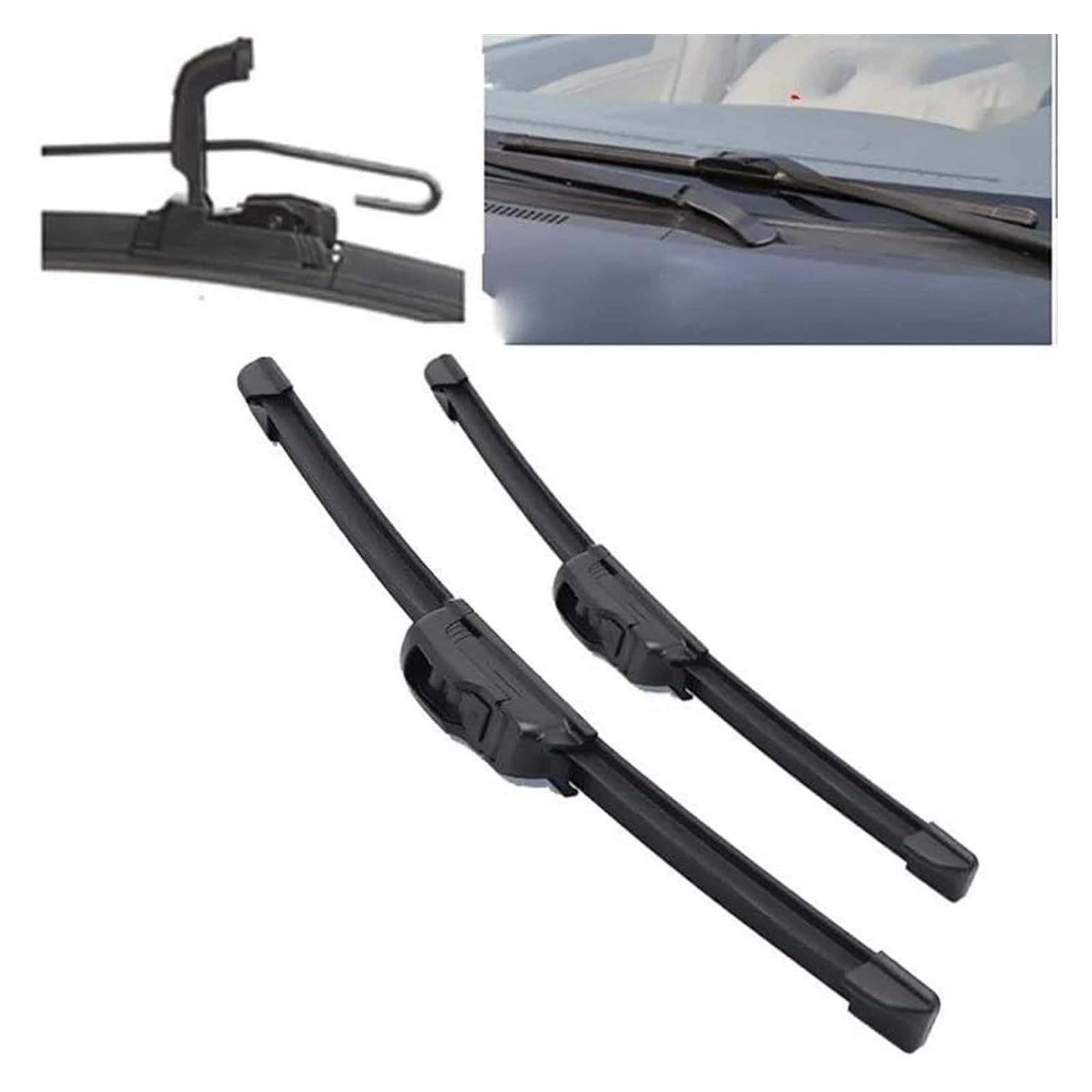 Tergilunotto Automobilistico per C3 MK1 2002-2009 Spazzole Tergicristallo Auto Anteriore E Posteriore Tergicristalli Parabrezza Parabrezza Finestra