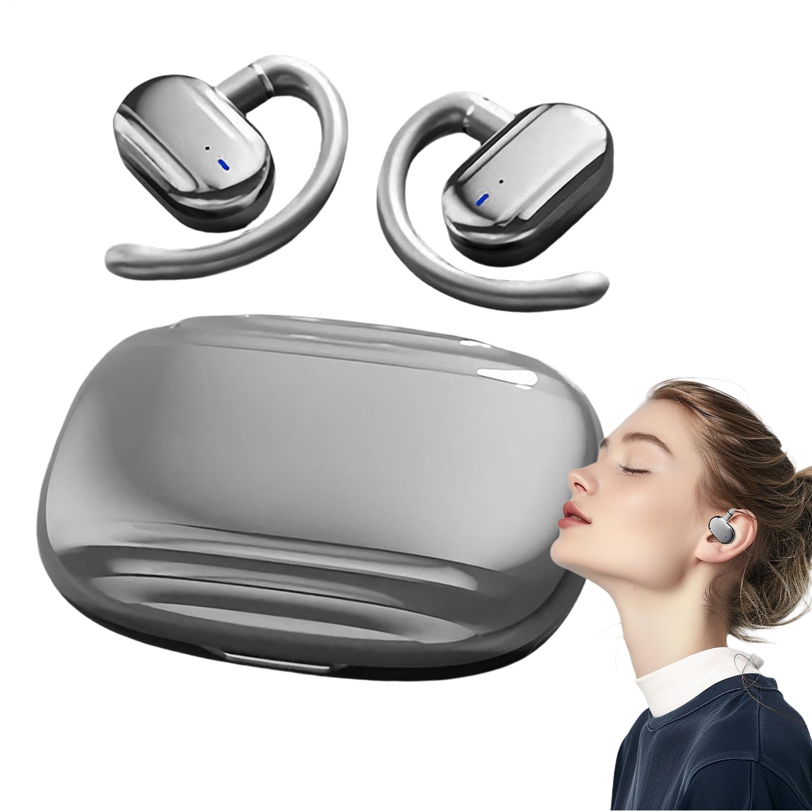 Auriculares con clip cómodos que no duelen para teléfonos y uso prolongado 8