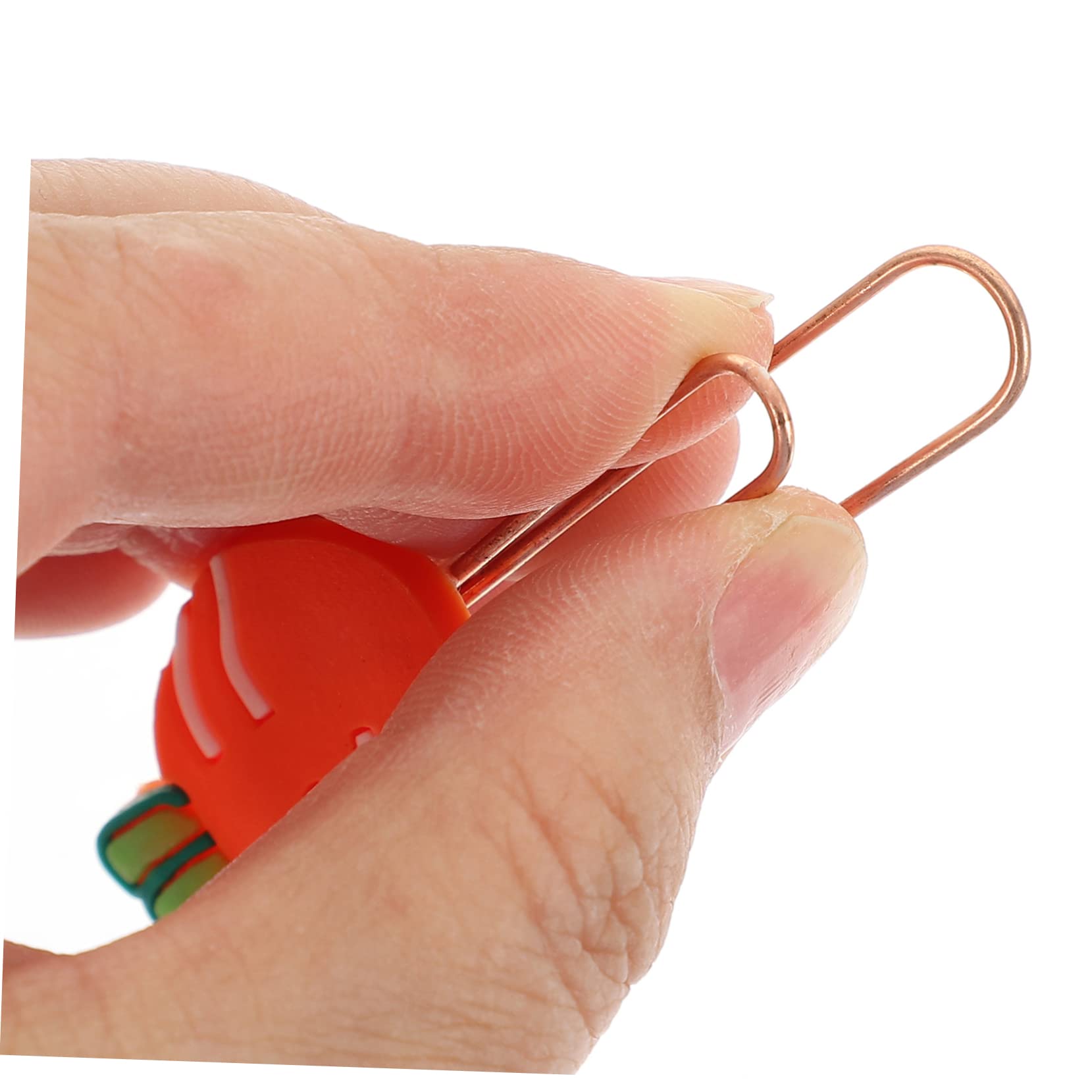 Tofficu 5 Sätze Büroklammer Lesezeichen Mehrfarbige Büroklammern Hinweisclip Geldumschläge Briefumschlag Kleine Büroklammerverzierungen Dateiclips Weiches Gummi 20 Stück * 5