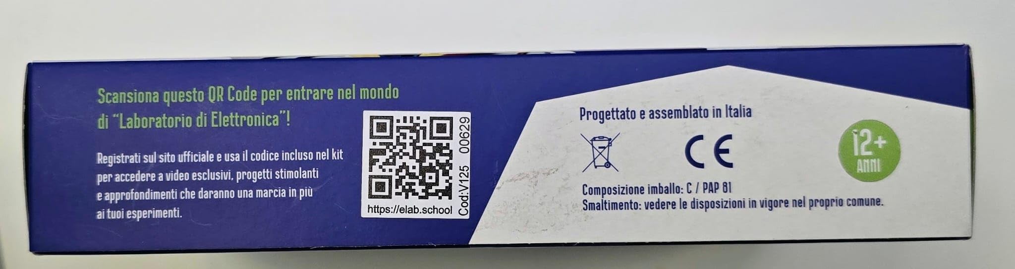 ELAB Laboratorio di Elettronica Volume 1 – Impara l'Elettronica Facilmente con Kit Didattico, Manuale Illustrato e Componenti Reali