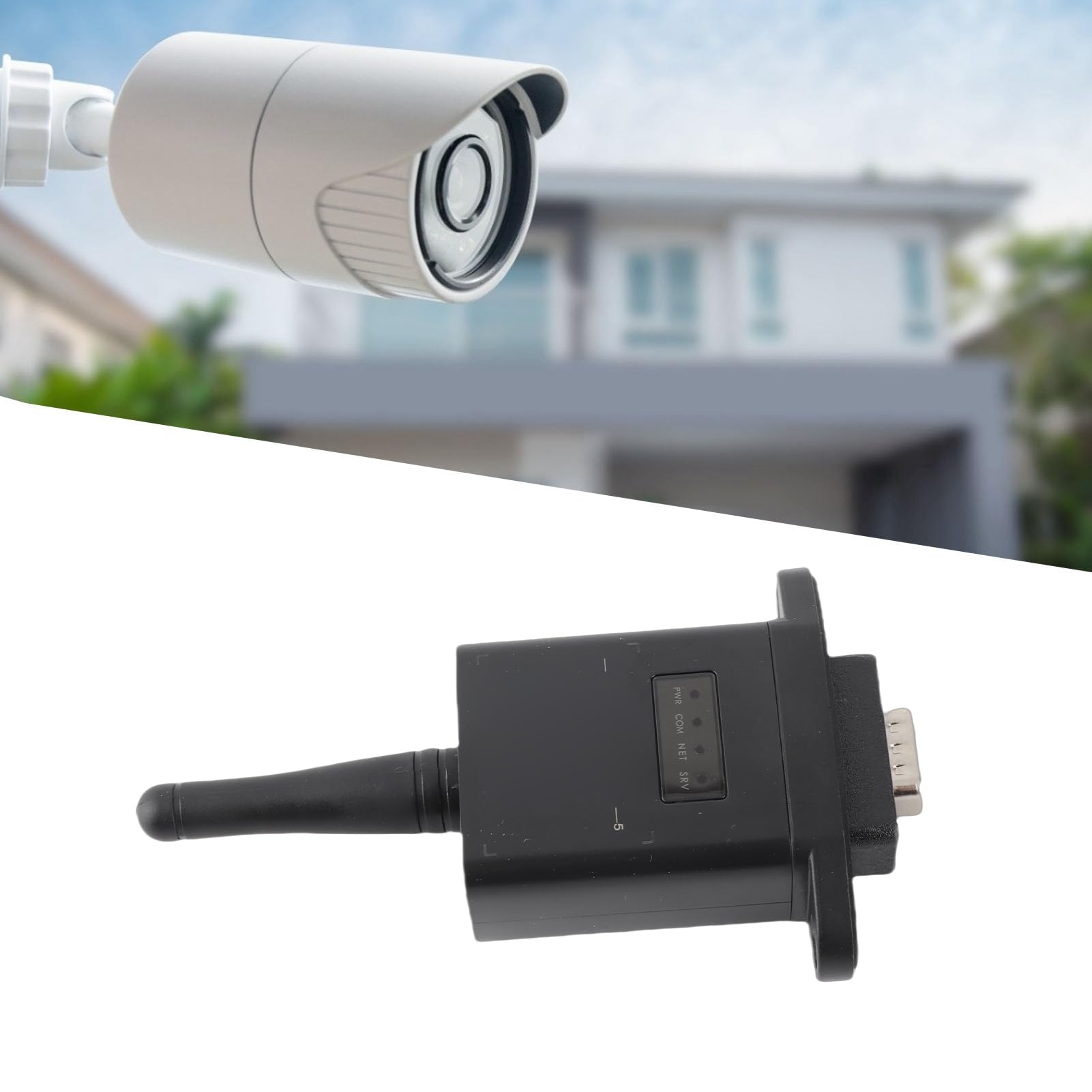 Modulo WiFi per Inverter Solari RS232 Accesso Tutto in per il Monitoraggio Remoto, Realizzato in Materiale ABS - Installazione Semplice, Ideale per gli Appassionati di Energia Solare