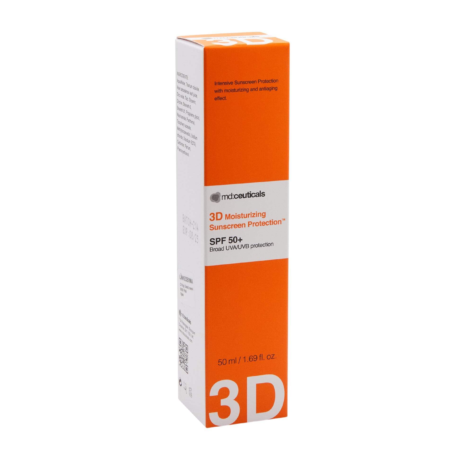 3D Moisturizing Sunscreen Protection SPF 50+