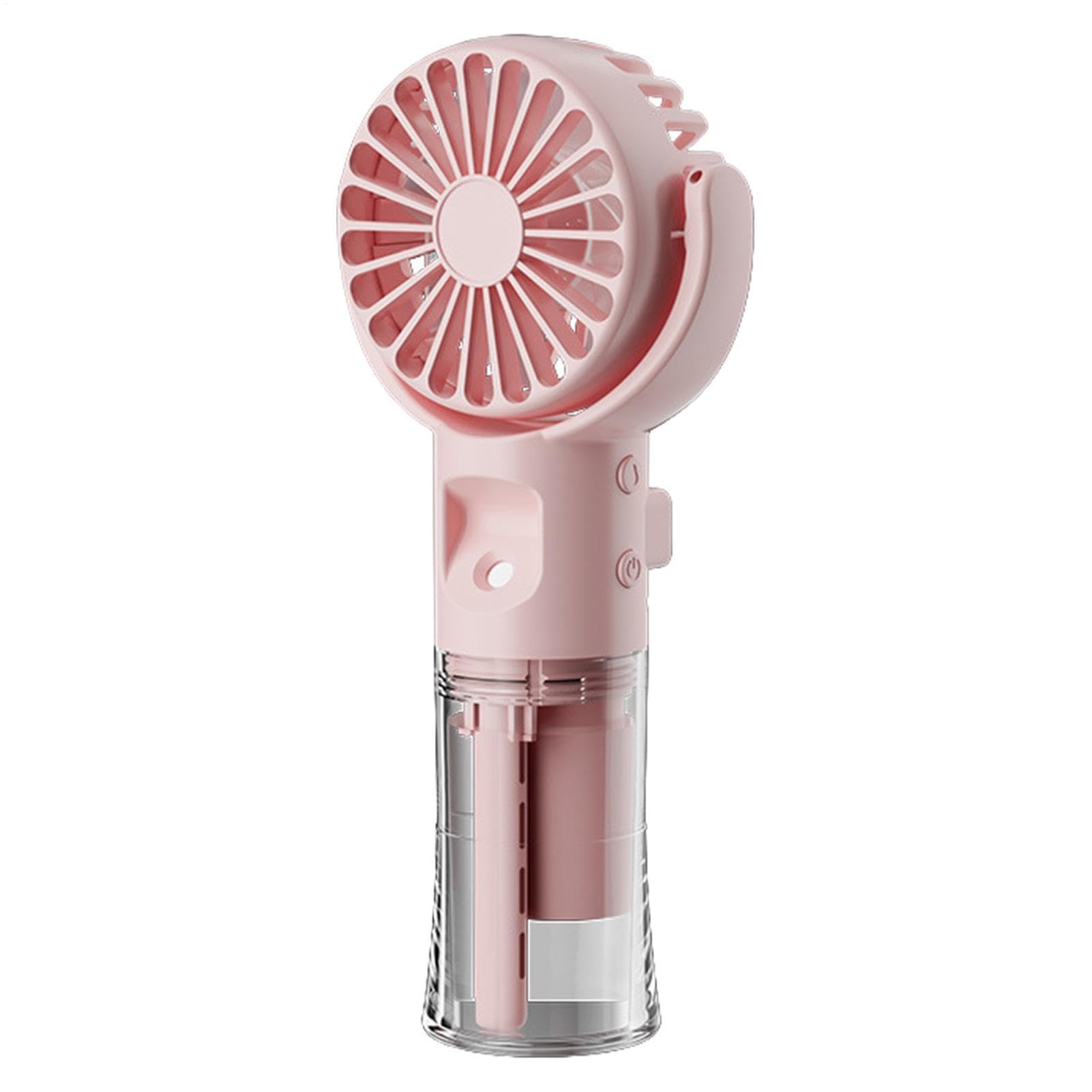 Abanico personal con nebulizador de 4 velocidades y pulverizador recargable