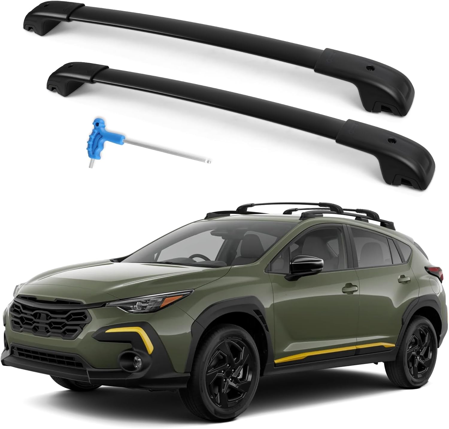 Roof Rack Cross Bars Compatible with Subaru Ascent 2019-2026, 300LBS Heavy Duty Adjustable Aluminum Cargo Bar for Rooftop Carrier, Cross Bars for Luggage, Kayak, Canoe, Bike, Snowboard