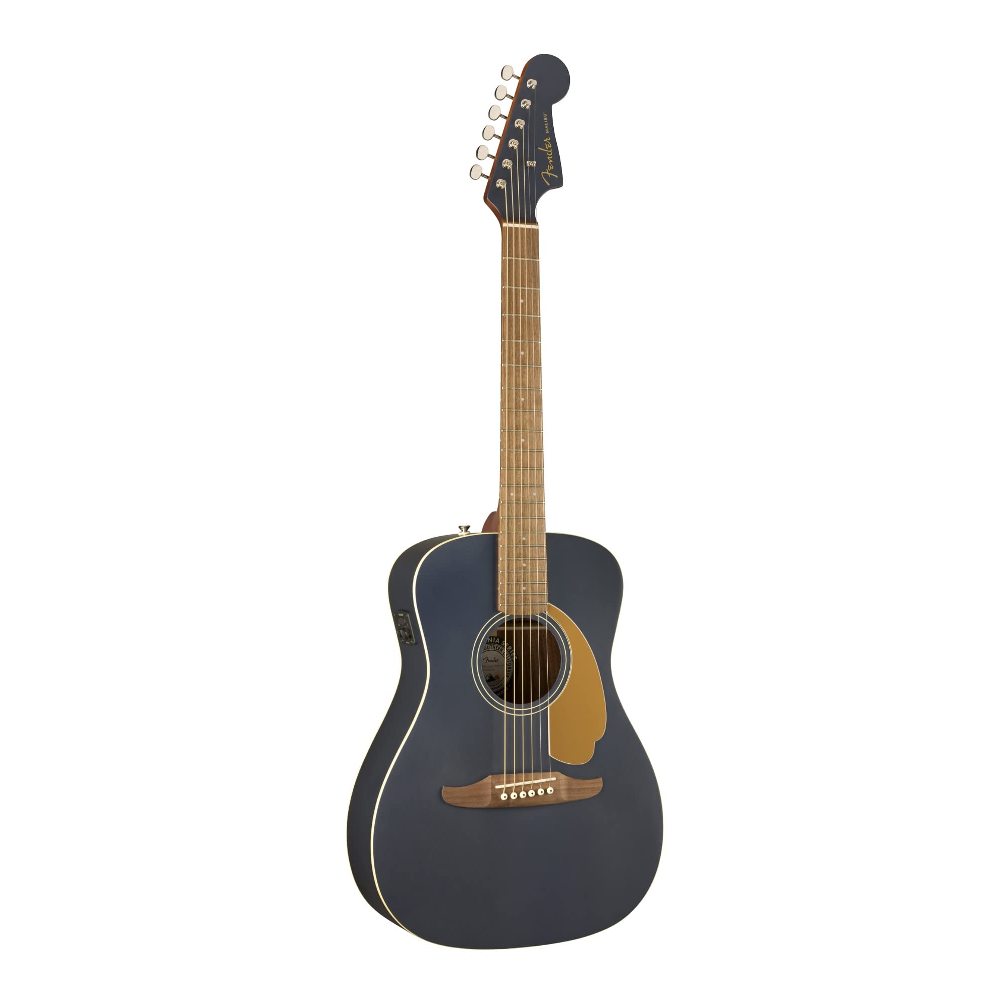 fender malibu player Midnight Satinエレアコ Fender Malibu Player Midnight Satin - Walnut Elektro Akustik Gitar