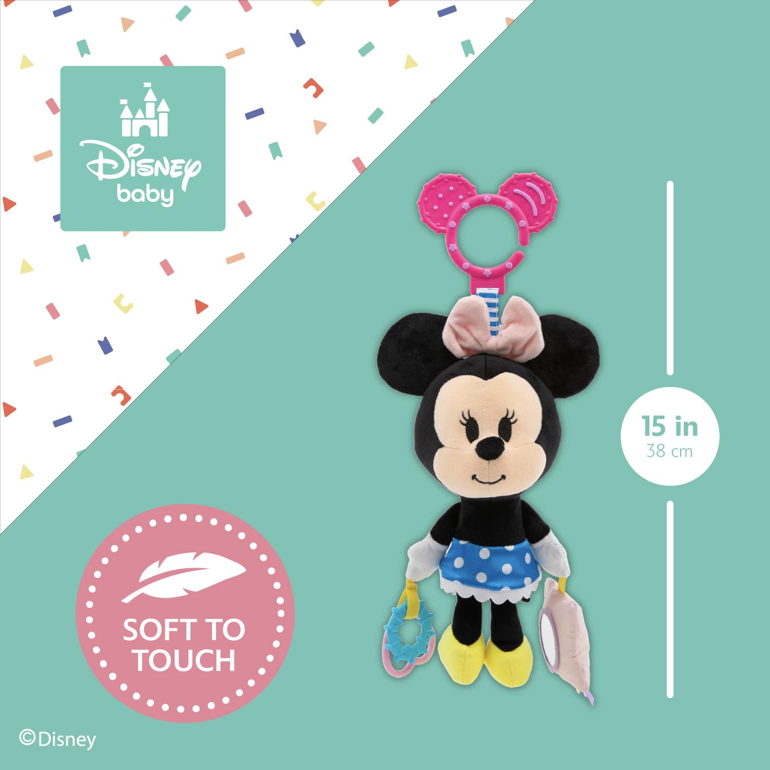 Amazon.com : Disney Baby Minnie Mouse On The Go Activity Toy with