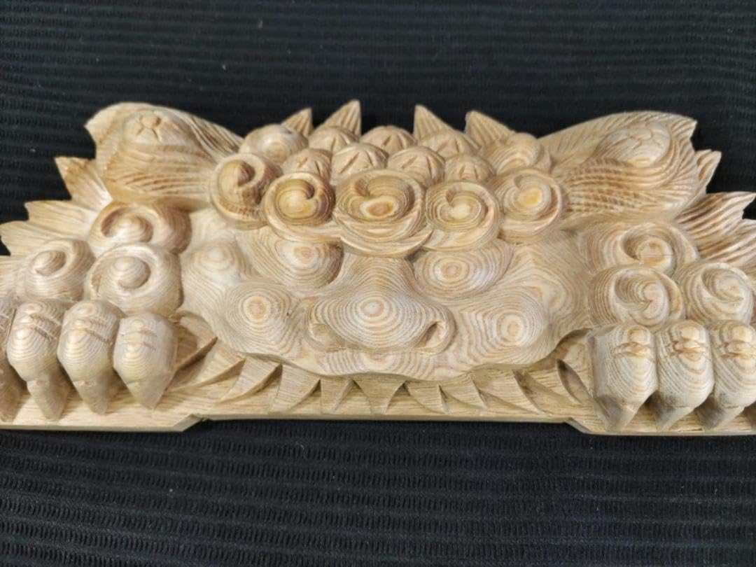 ★早い物勝ち！【獅子】30ｃｍ　社寺仏閣、山車、魔除け、だんぢり彫刻部材 Amazon.co.jp: 早い物勝ち！獅子30cm 社寺仏閣、山車、魔除け