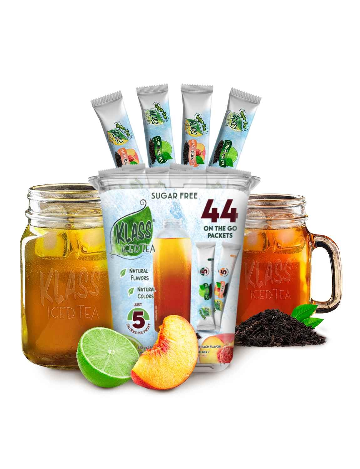 Klass Iced Tea, Powdered Drink Mix Variety Pack