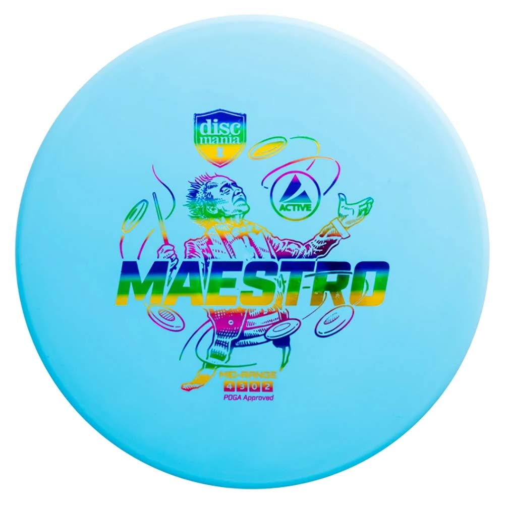 Discmania Active Base Maestro Mid-Range Golf Disc [Colors May Vary] - 165-170g