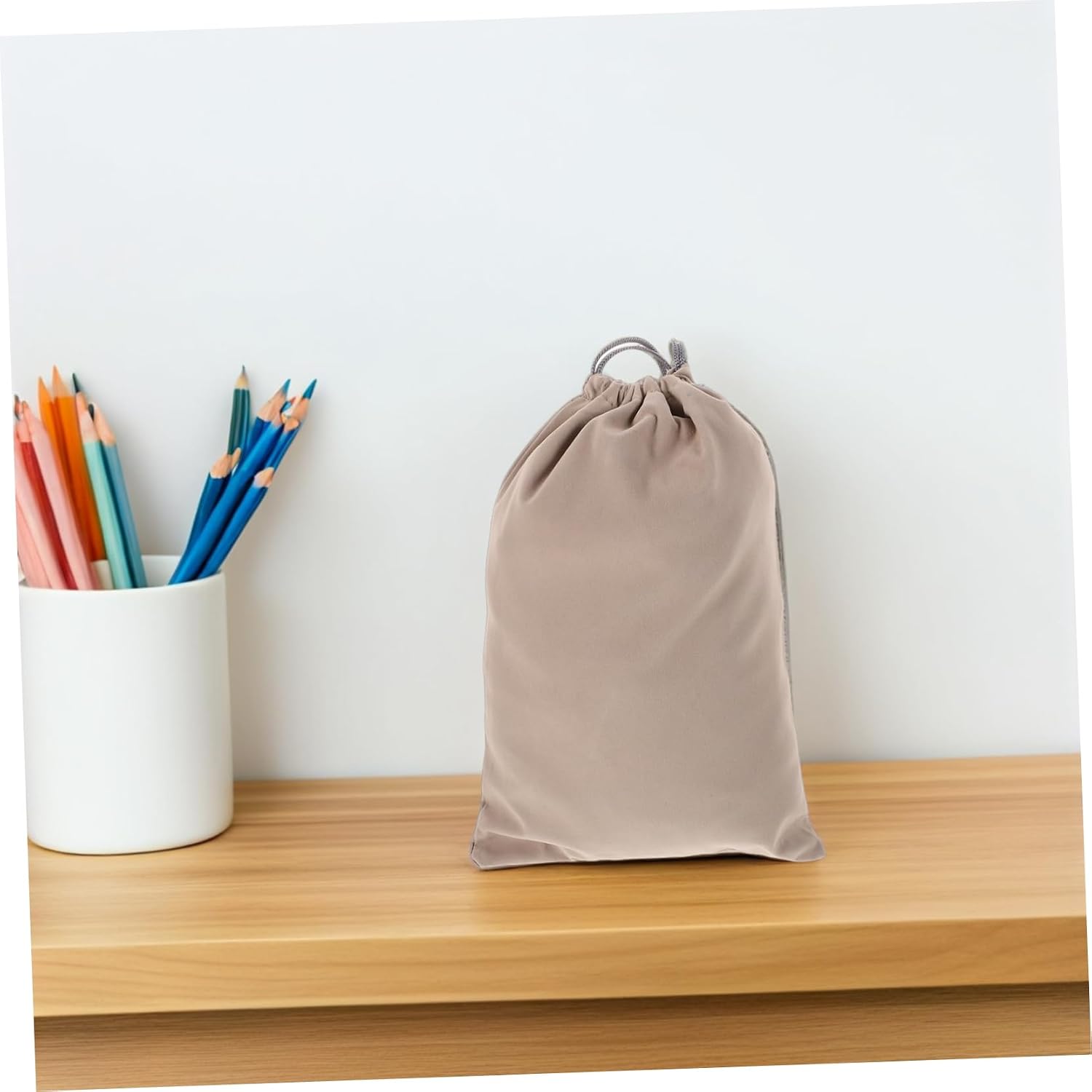 SOLUSTRE Covers Storage Pouch Car Vacuum Cleaner Storage Bag Drawstring Design Flocking Cloth Water Scratch- Easy Organization image 5