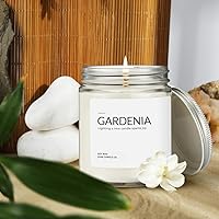 Vista 4 de 1OAK Gardenia Vela - Velas perfumadas de cera de soja - Vela Premium de larga duración vertida a mano (7 oz.)