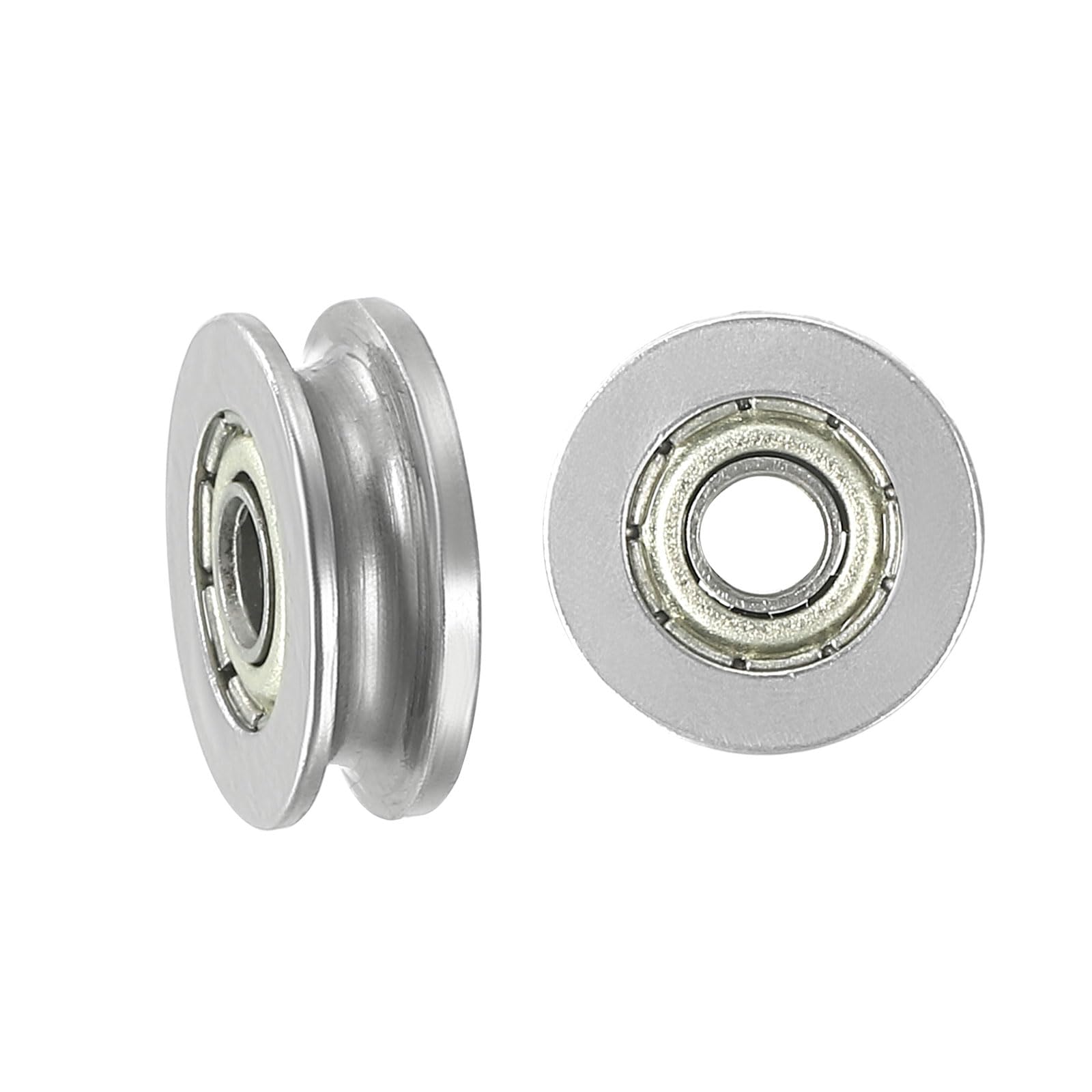 Amazon | PATIKIL V溝 ベアリング 10個セット 3x12x4mm V溝 ガイド