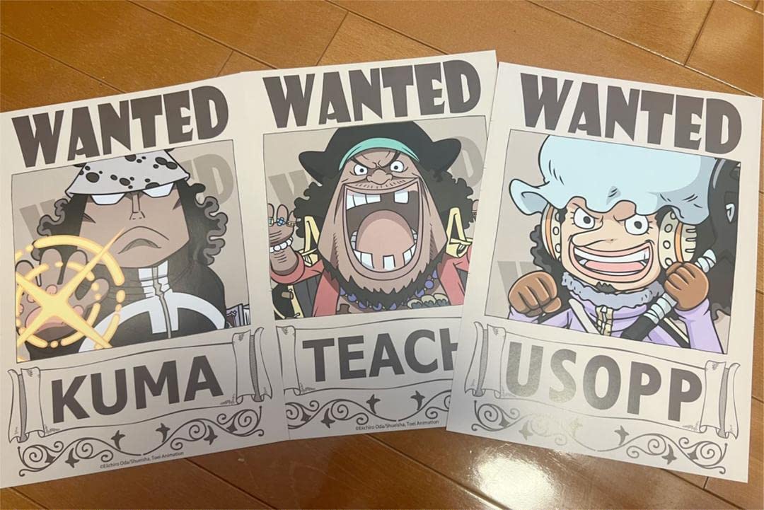 （早期売却予定の為破格‼️）ワンピース WANTED トレーディング Amazon.co.jp: ワンピース ポスター 韓国限定 WANTED 手配書 ウソップ