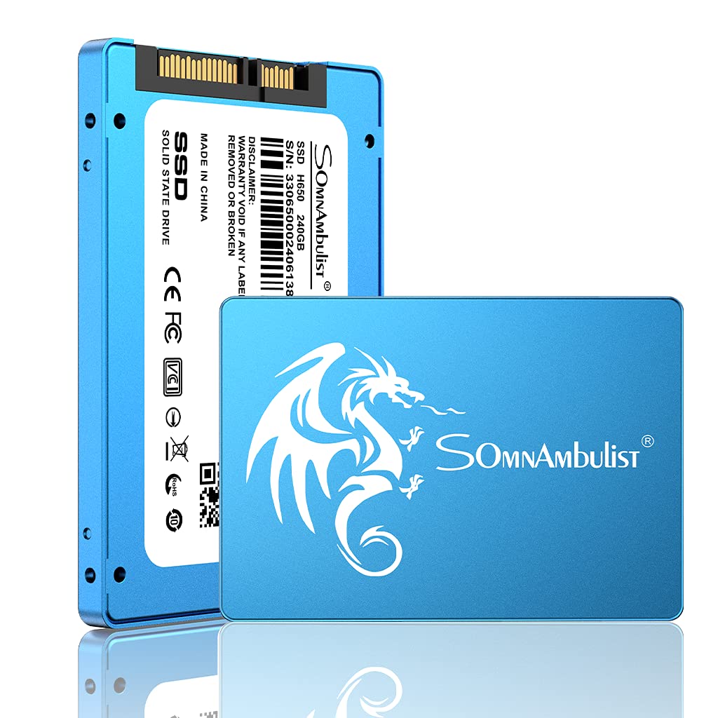 Somnambulist SSD 2TB SATA III 6GB/S Interno Disco sólido 2,5”7mm