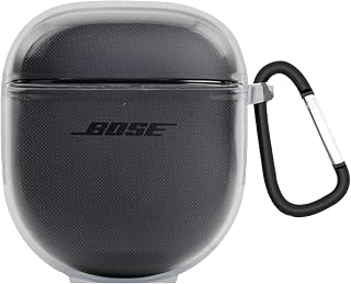 GIOPUEY Clear Case Compatible with Bose QuietComfort Earbuds II, Ultra-thin soft Cover, Slim-Fit,Anti-Fall,Not Easy to Dirty - Clear