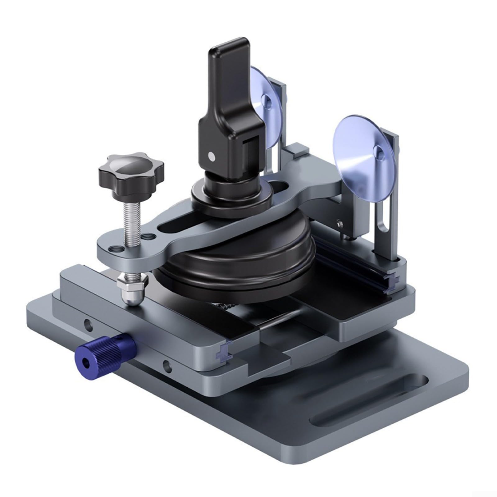 Strumento di separazione dello schermo CP8 con rotazione a 360° e forte supporto a ventosa per una riparazione precisa del cellulare, design in metallo antistatico per una rimozione sicura dello