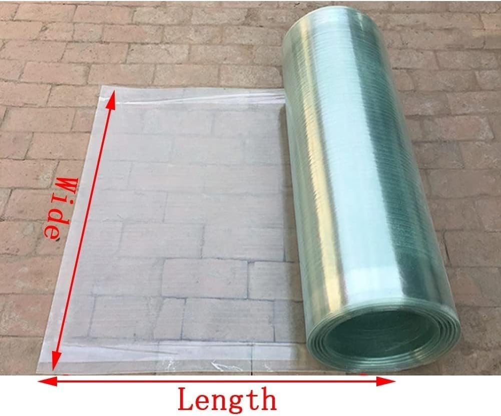 Paneles de techo de policarbonato transparente personalizables resistentes a los rayos UV de 0,6 x 5 m, ligeros, perfectos para invernaderos, toldos de jardín y estructuras al aire libre.