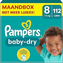 Pampers Baby Dry Size 8 Monthly Pack 112 Pieces from 17 kg