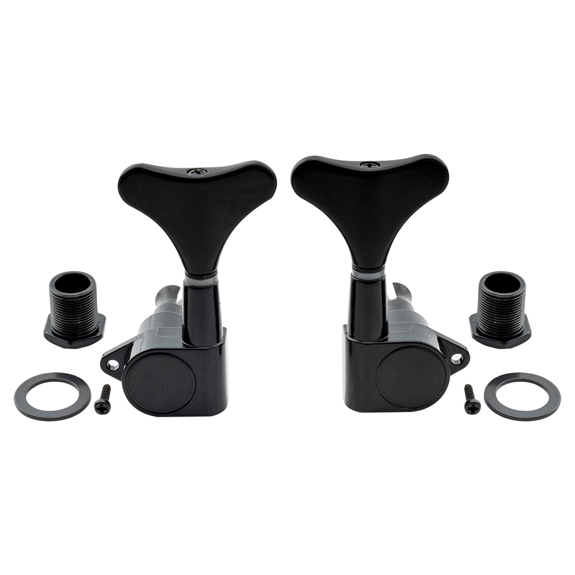 値下げ！格安！かっこいいブラック ！かっこいい２×２ペグ！４弦エレキベース。 最終値下げ 格安 かっこいい ブラックの 4弦エレキベース