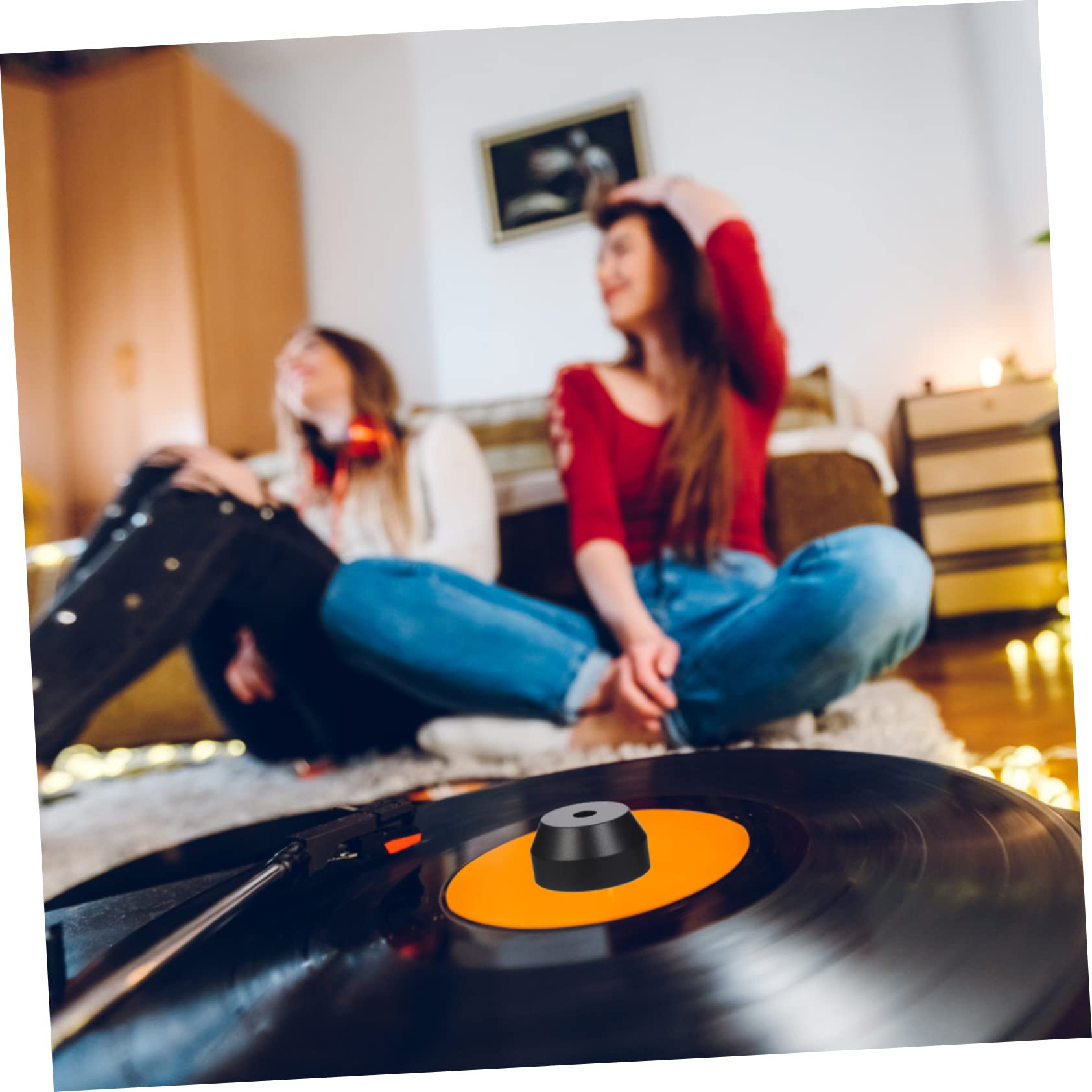 BESTonZON 3 Pezzi 45 Adattatore Di Registrazione Adattatore Per Dischi Da 45 Giri Accessori Adattatore Per Dischi in Vinile Metalli Piccolo Adattatore Metallo Giradischi Alluminio Cupola