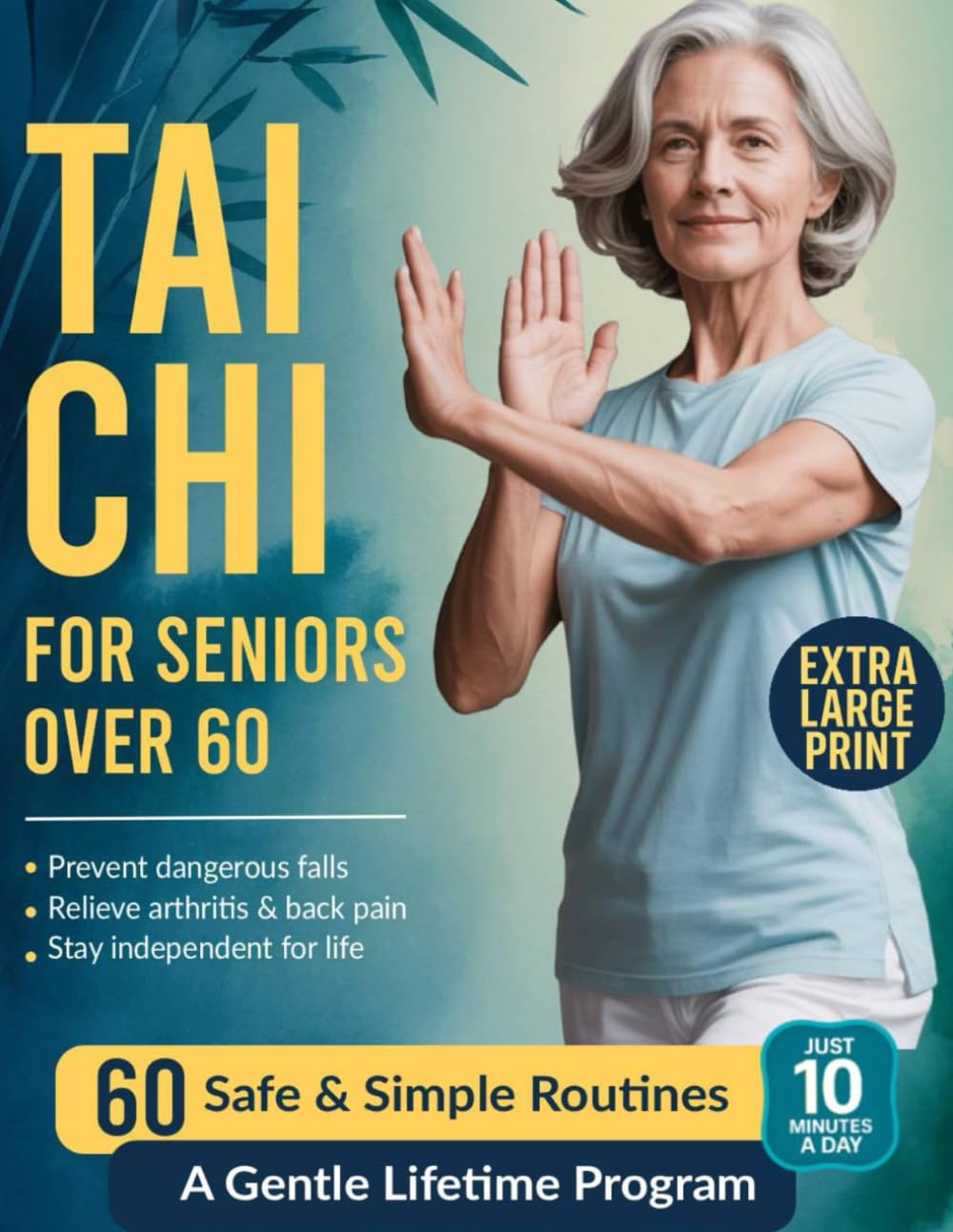 Tai Chi for Seniors Over 60: Simple Illustrated 10-Min Daily Routines with Safe Chair Variations to Prevent Falls, Relieve Arthritis & Osteoporosis Pain, Improve Balance and Stay Independent for Life