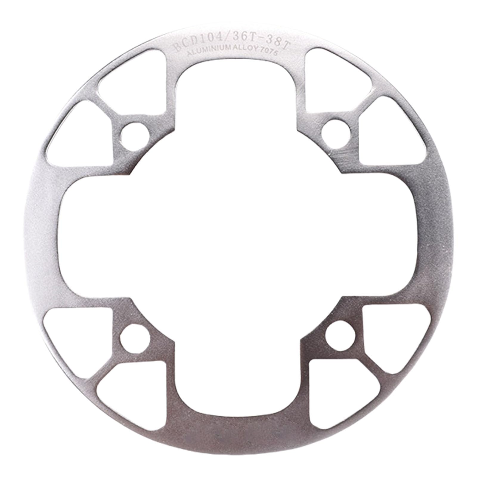 yanwuwa Aluminum Alloy Bicycles Chainring Guard Bicycles Sprocket Crankset Guard Chainwheel Protector Chainwheel Accessories Aluminum Alloy Chainring